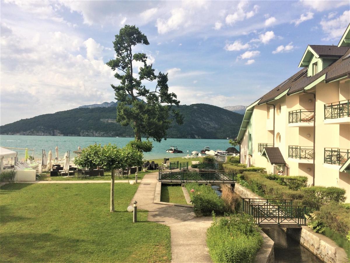 Lac Annecy Plage Privee, Duplex Baie Des Voiles Duingt Luaran gambar