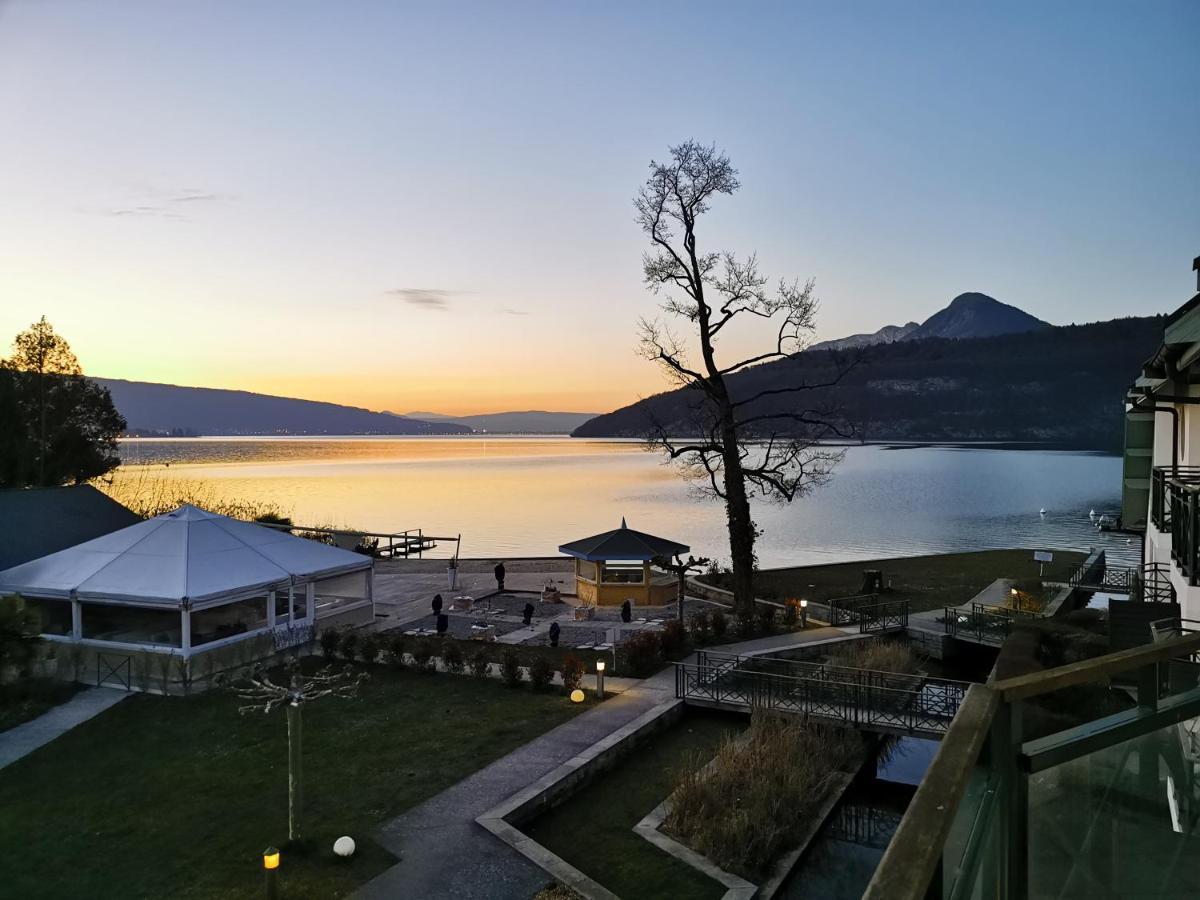 Lac Annecy Plage Privee, Duplex Baie Des Voiles Duingt Luaran gambar