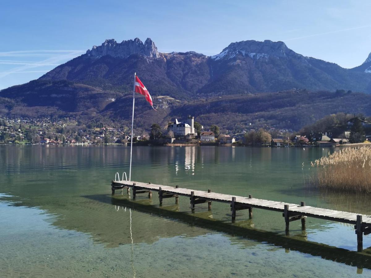Lac Annecy Plage Privee, Duplex Baie Des Voiles Duingt Luaran gambar