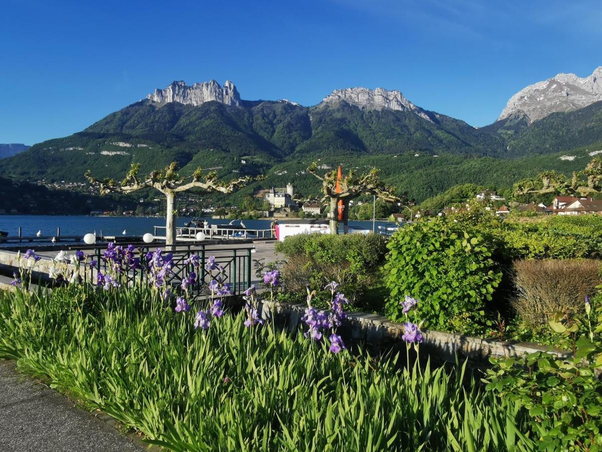 Lac Annecy Plage Privee, Duplex Baie Des Voiles Duingt Luaran gambar