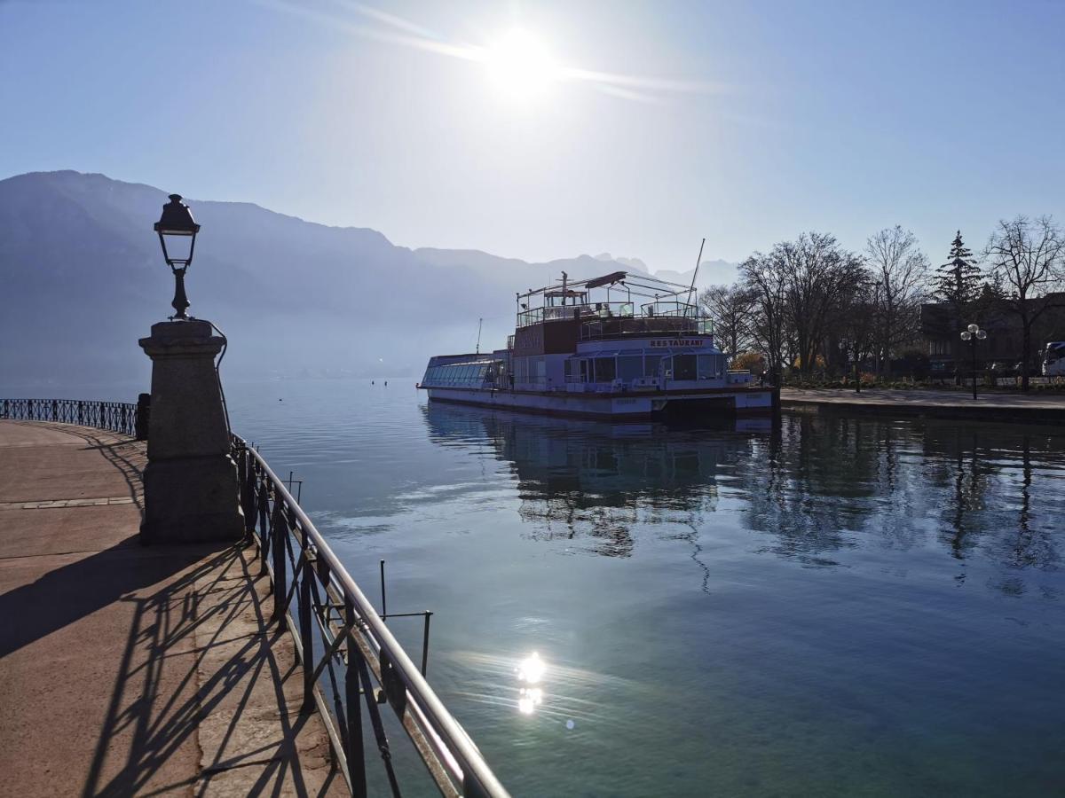 Lac Annecy Plage Privee, Duplex Baie Des Voiles Duingt Luaran gambar