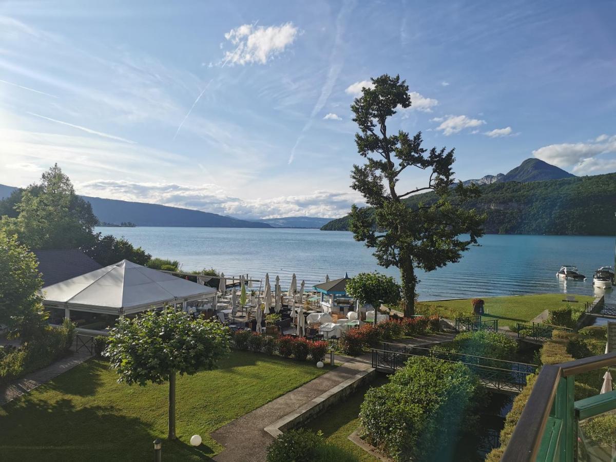 Lac Annecy Plage Privee, Duplex Baie Des Voiles Duingt Luaran gambar