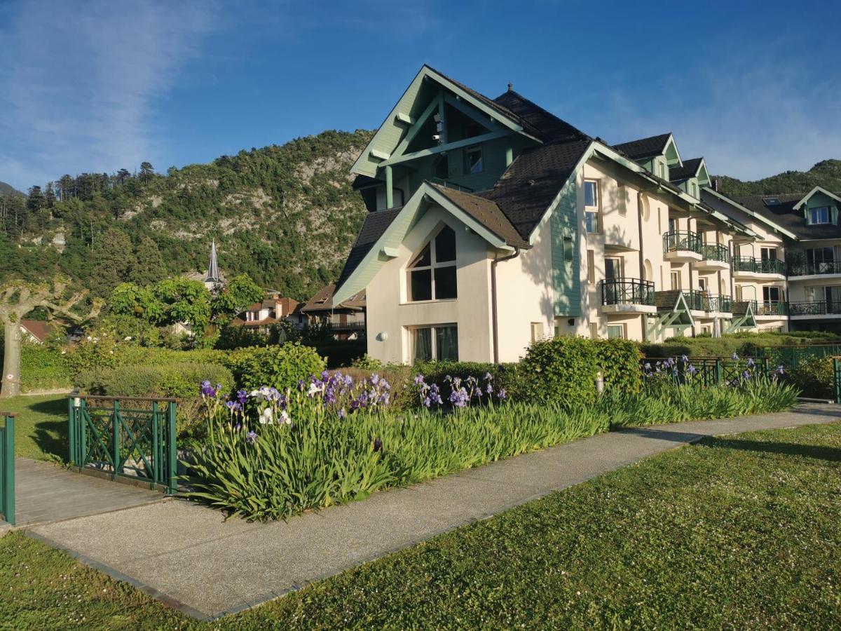 Lac Annecy Plage Privee, Duplex Baie Des Voiles Duingt Luaran gambar